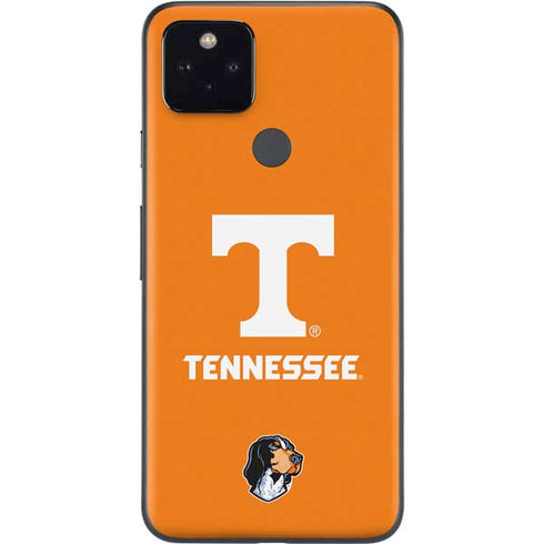 University of Tennessee-Knoxville T Logo on Orange Google Pixel 5a Skin